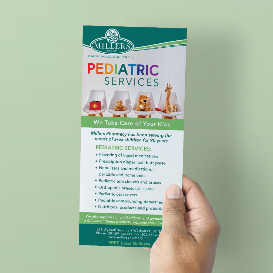 Millers Pharmacy Pediatrics Brochure